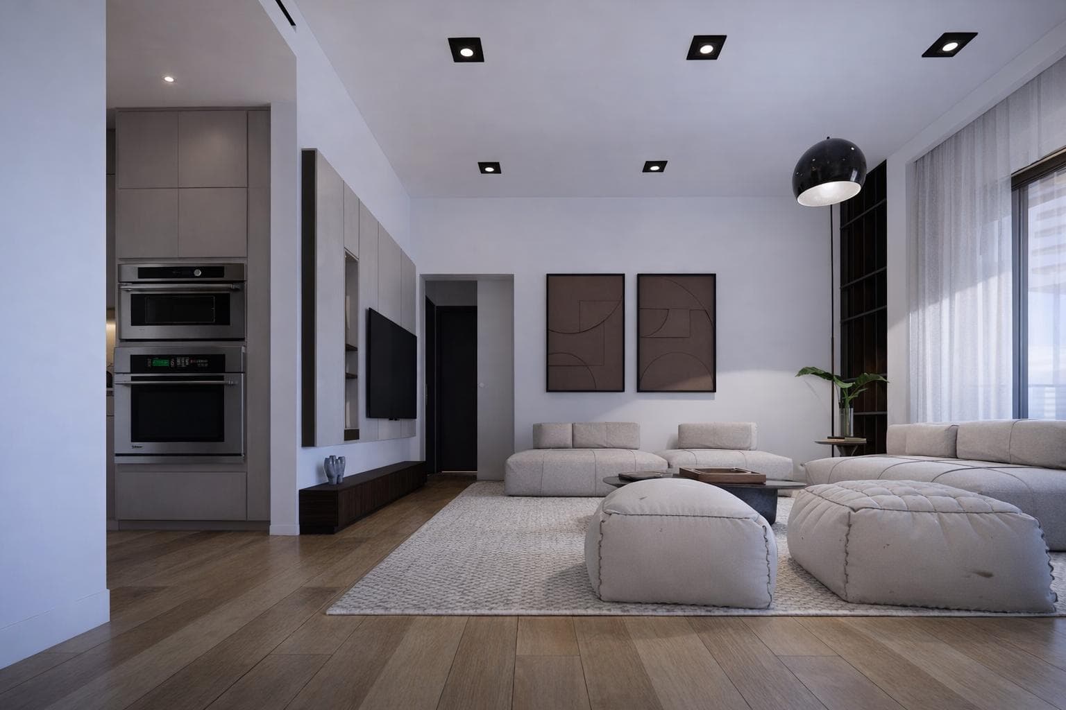 2-bedrooms apartments in Limassol, Cyprus.