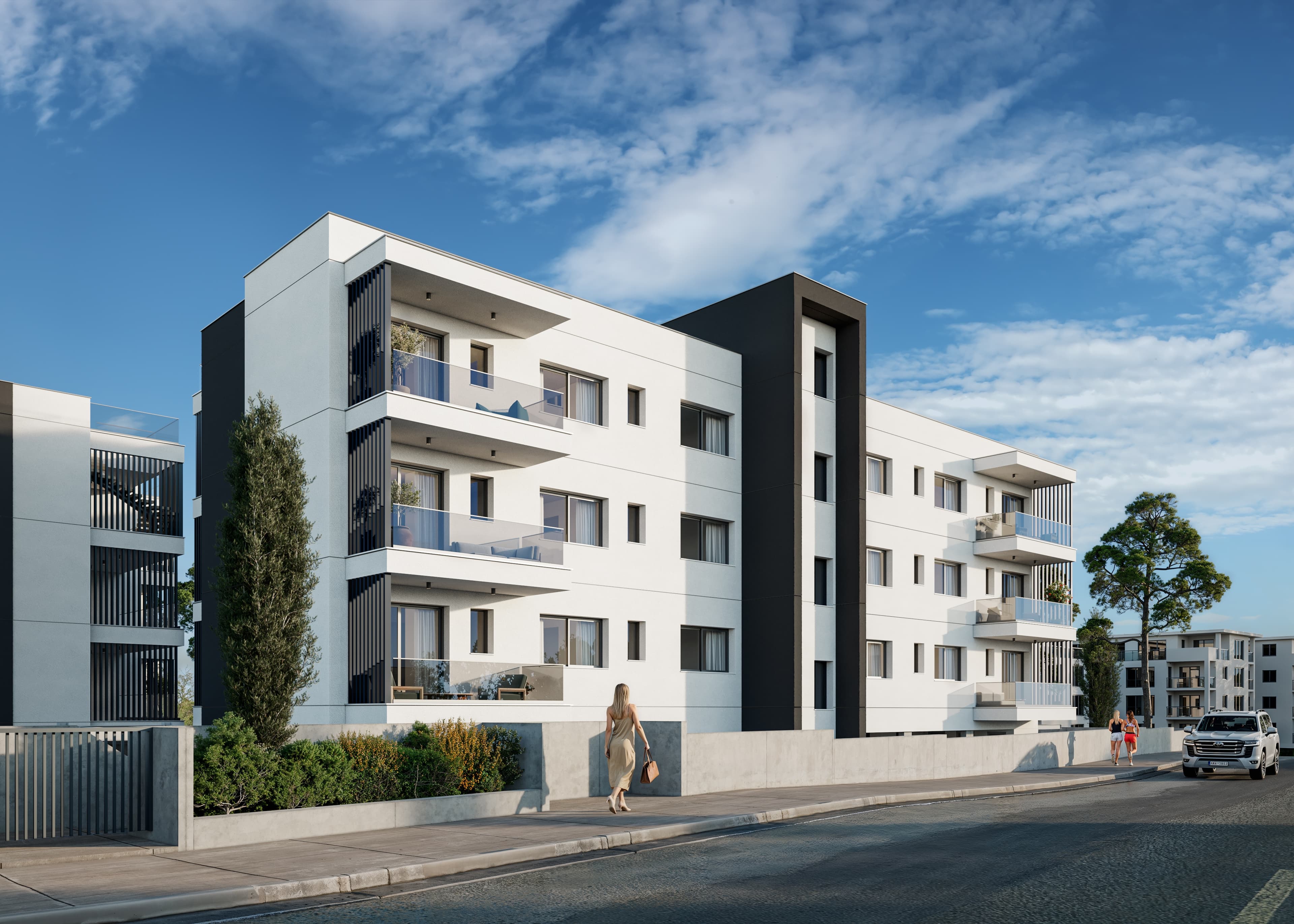 3-bedrooms apartments in Paphos, Cyprus.