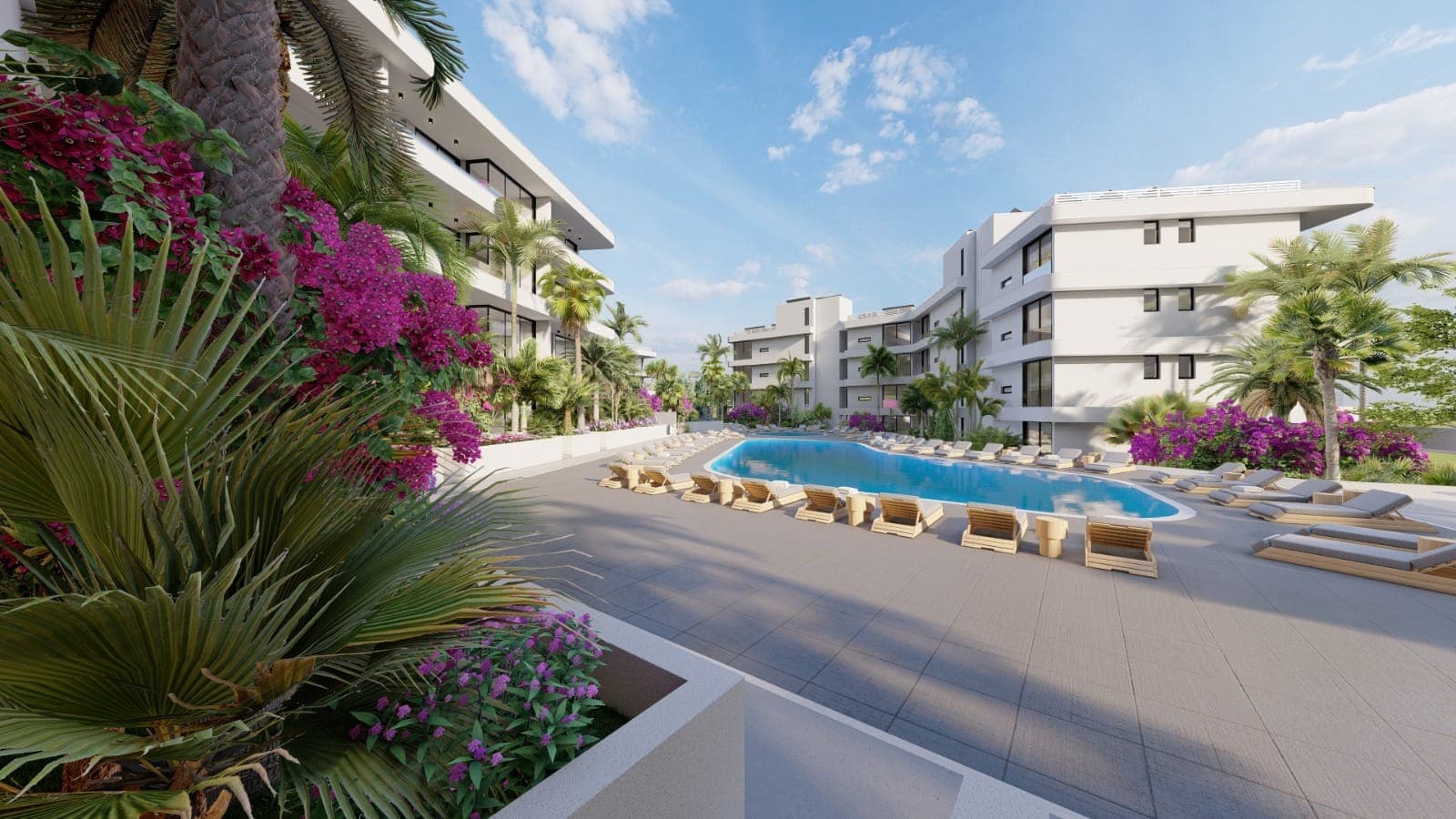 2-bedrooms apartments in Limassol, Cyprus.