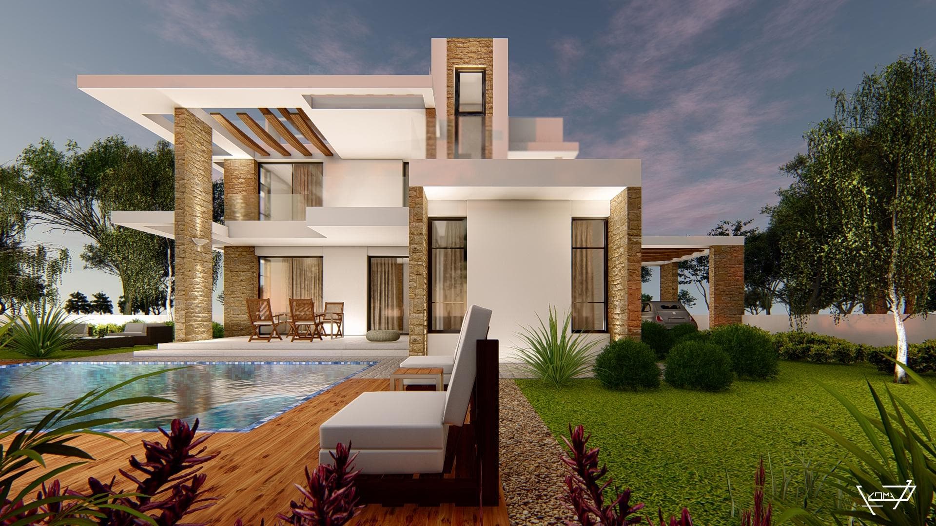 3-bedrooms house in Larnaca, Cyprus.