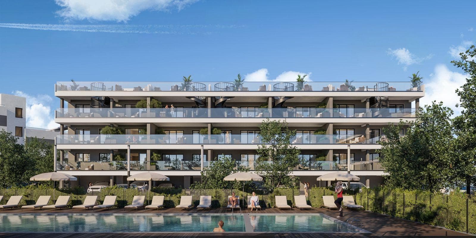 2-bedrooms apartments in Limassol, Cyprus.