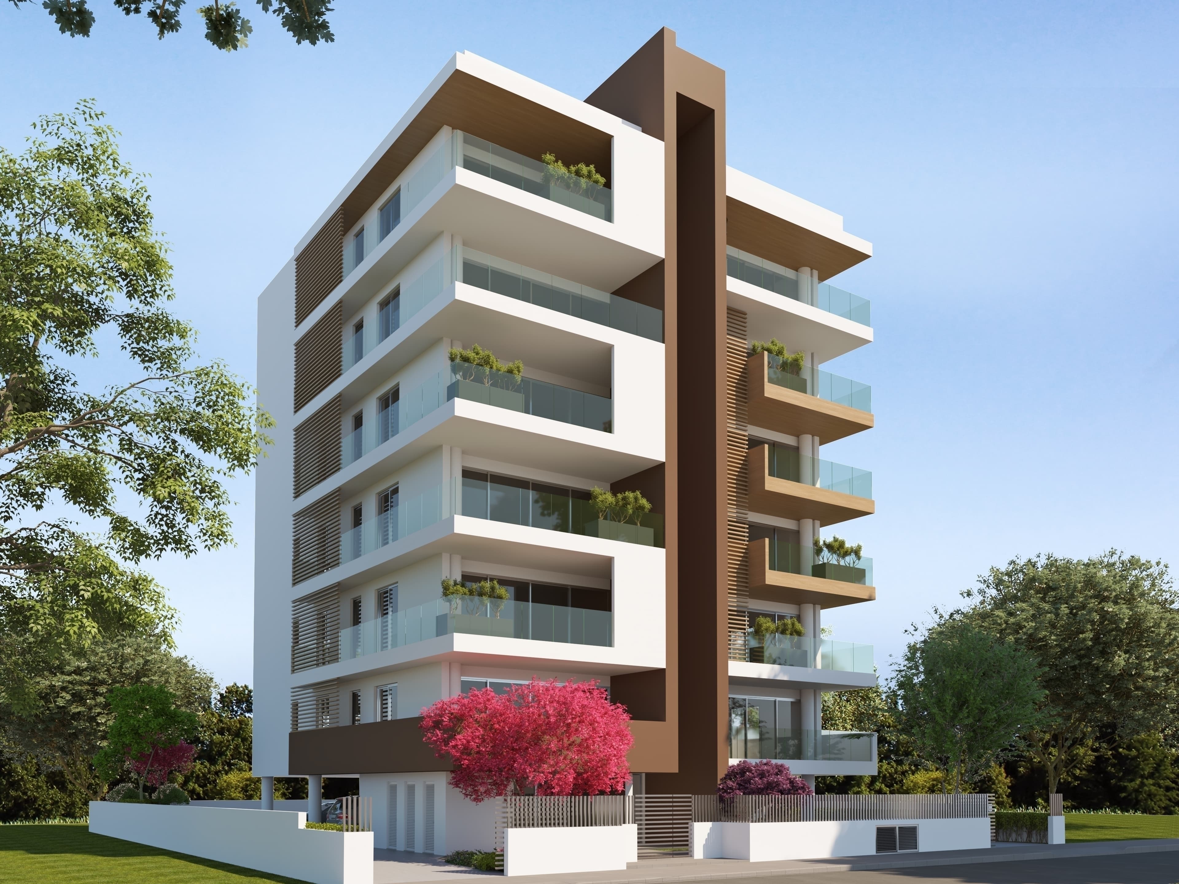 2-bedrooms apartments in Nicosia, Cyprus.