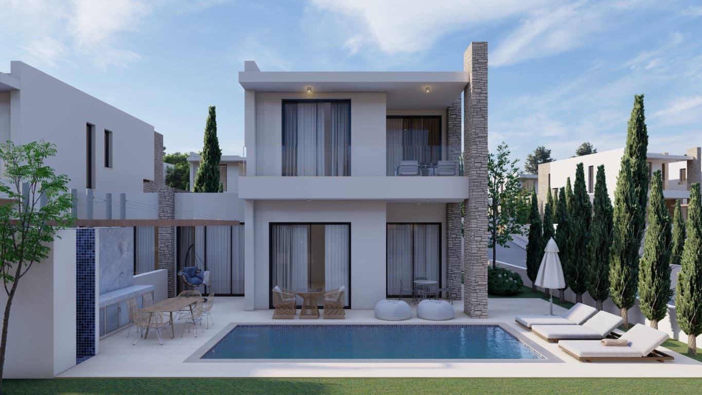 4-bedrooms house in Paphos, Cyprus.