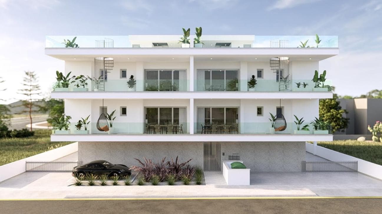 2-bedrooms apartments in Nicosia, Cyprus.
