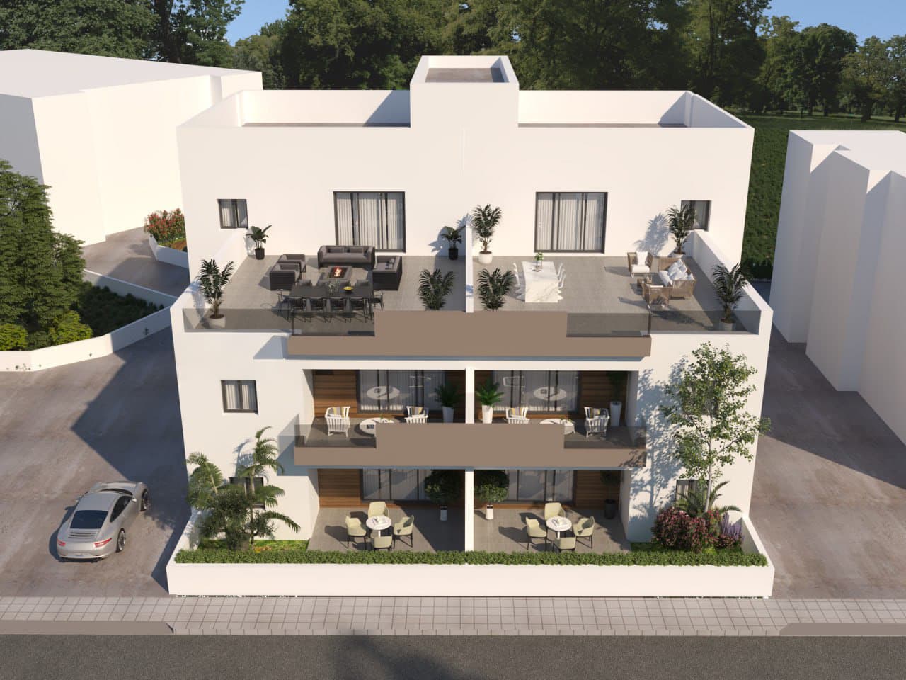 2-bedrooms apartments in Famagusta, Cyprus.