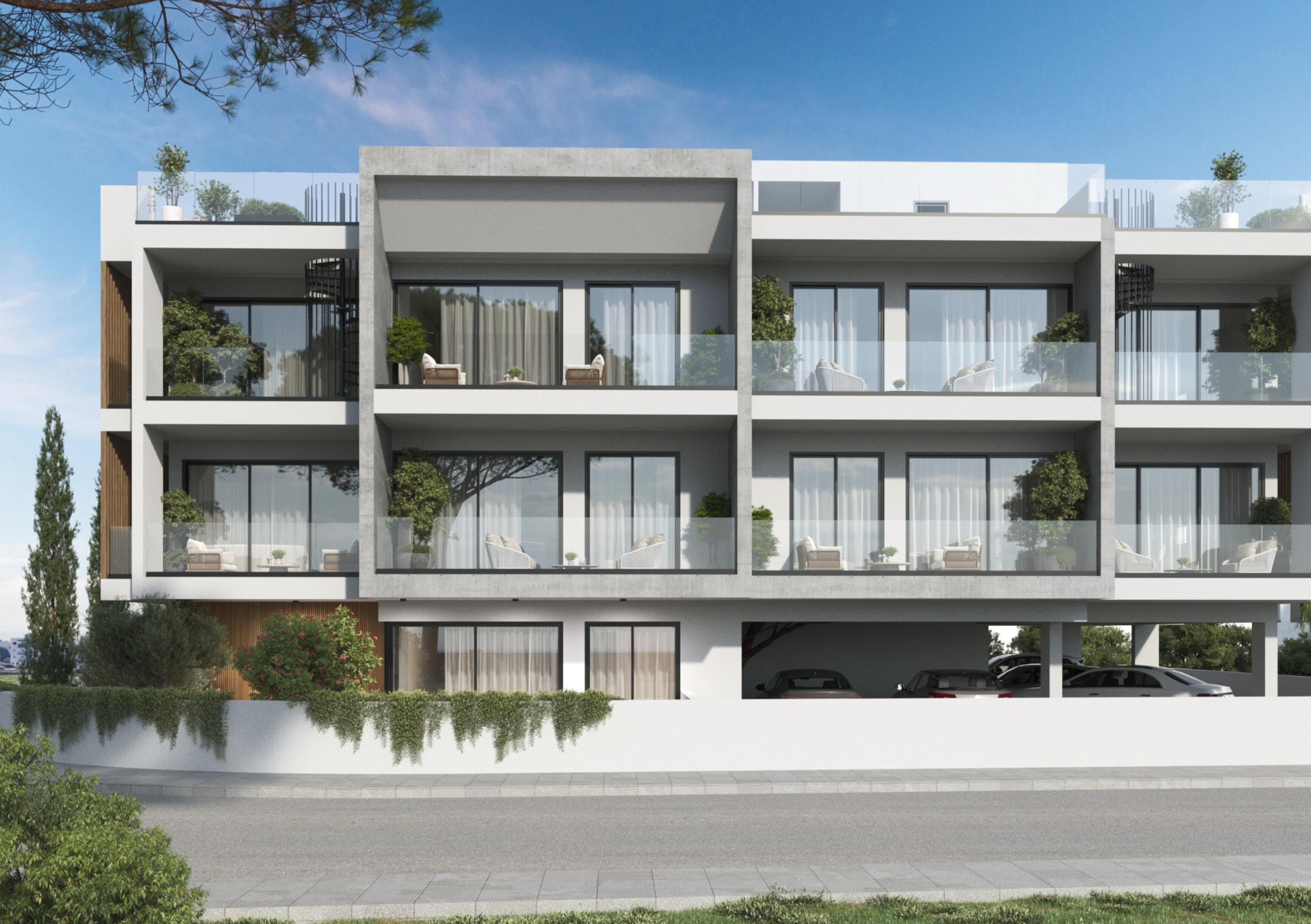 2-bedrooms apartments in Larnaca, Cyprus.