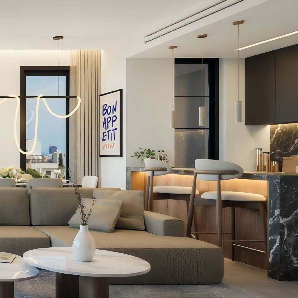 2-bedrooms apartments in Limassol, Cyprus.