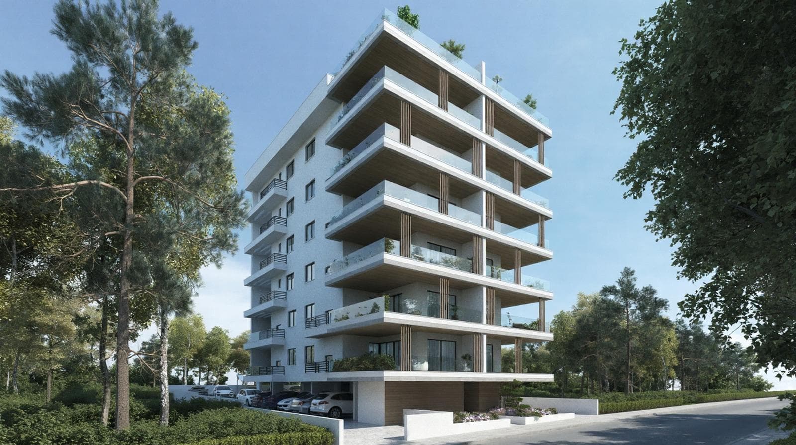 1-bedrooms apartments in Larnaca, Cyprus.