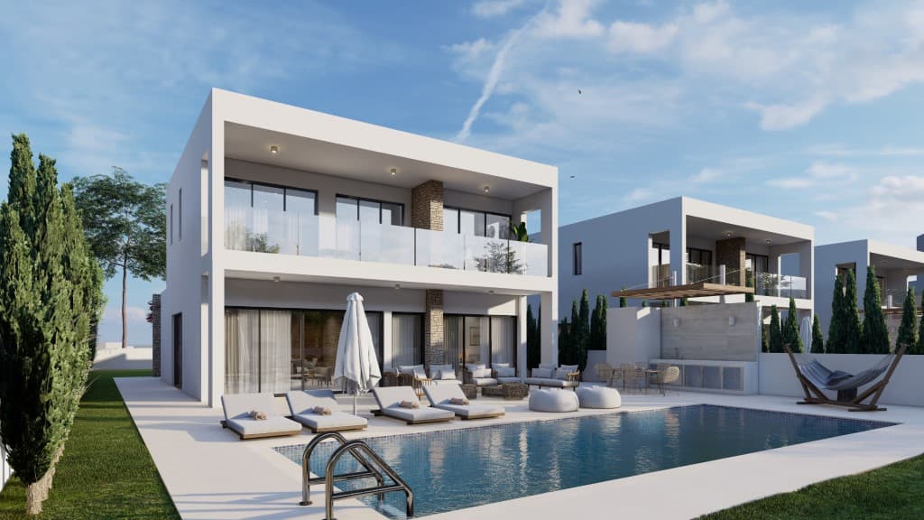 4-bedrooms house in Paphos, Cyprus.