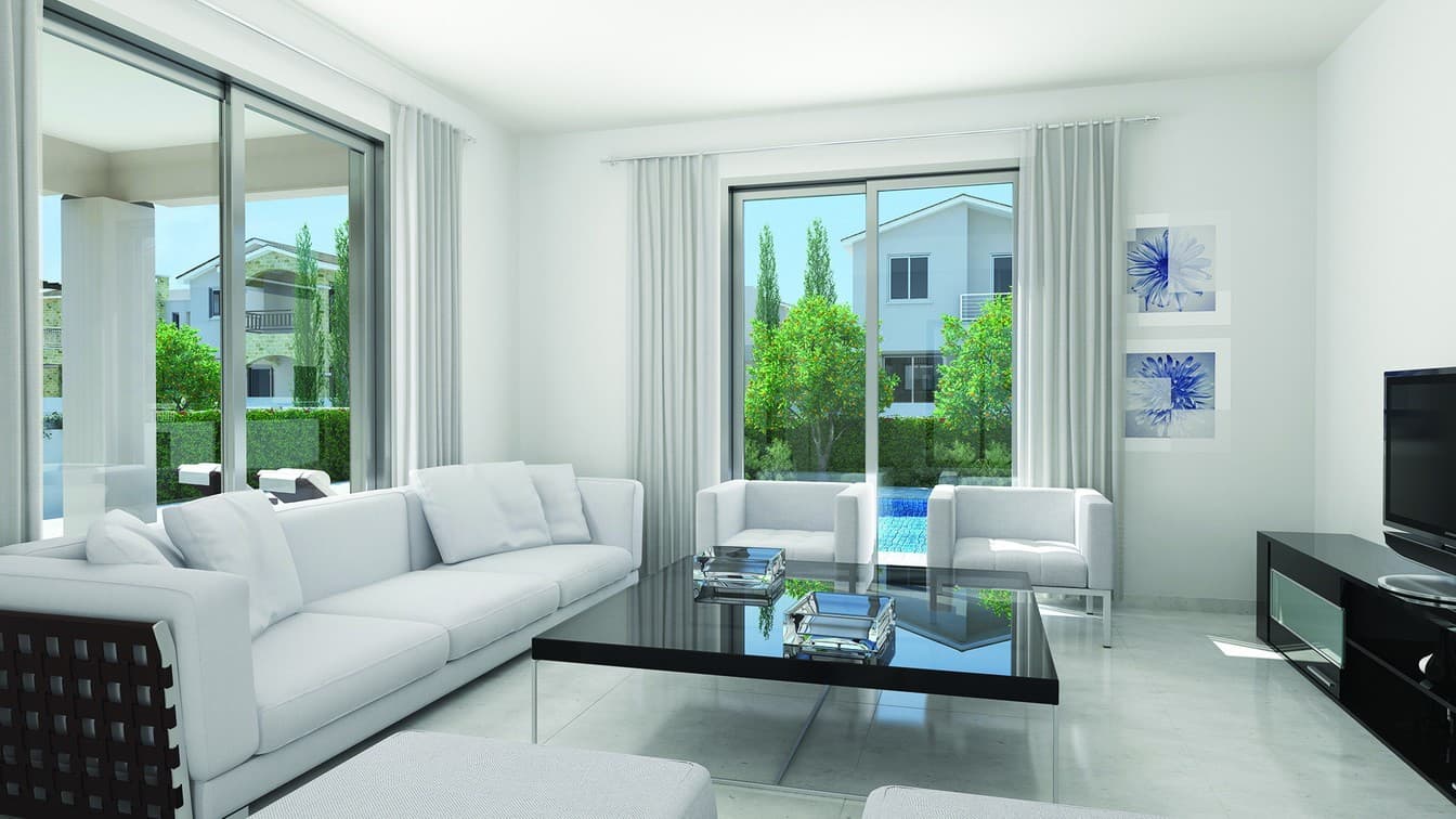 3-bedrooms house in Paphos, Cyprus.
