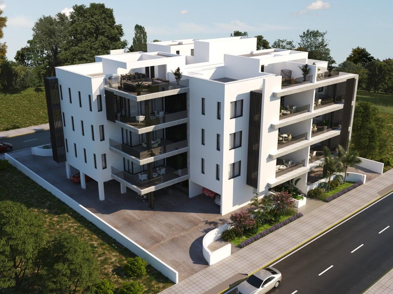 2-bedrooms apartments in Larnaca, Cyprus.