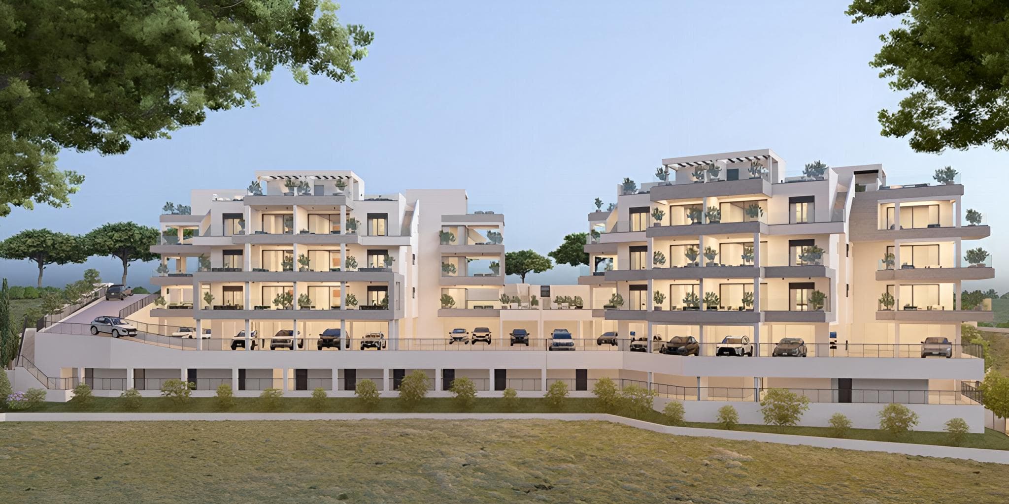 2-bedrooms apartments in Limassol, Cyprus.