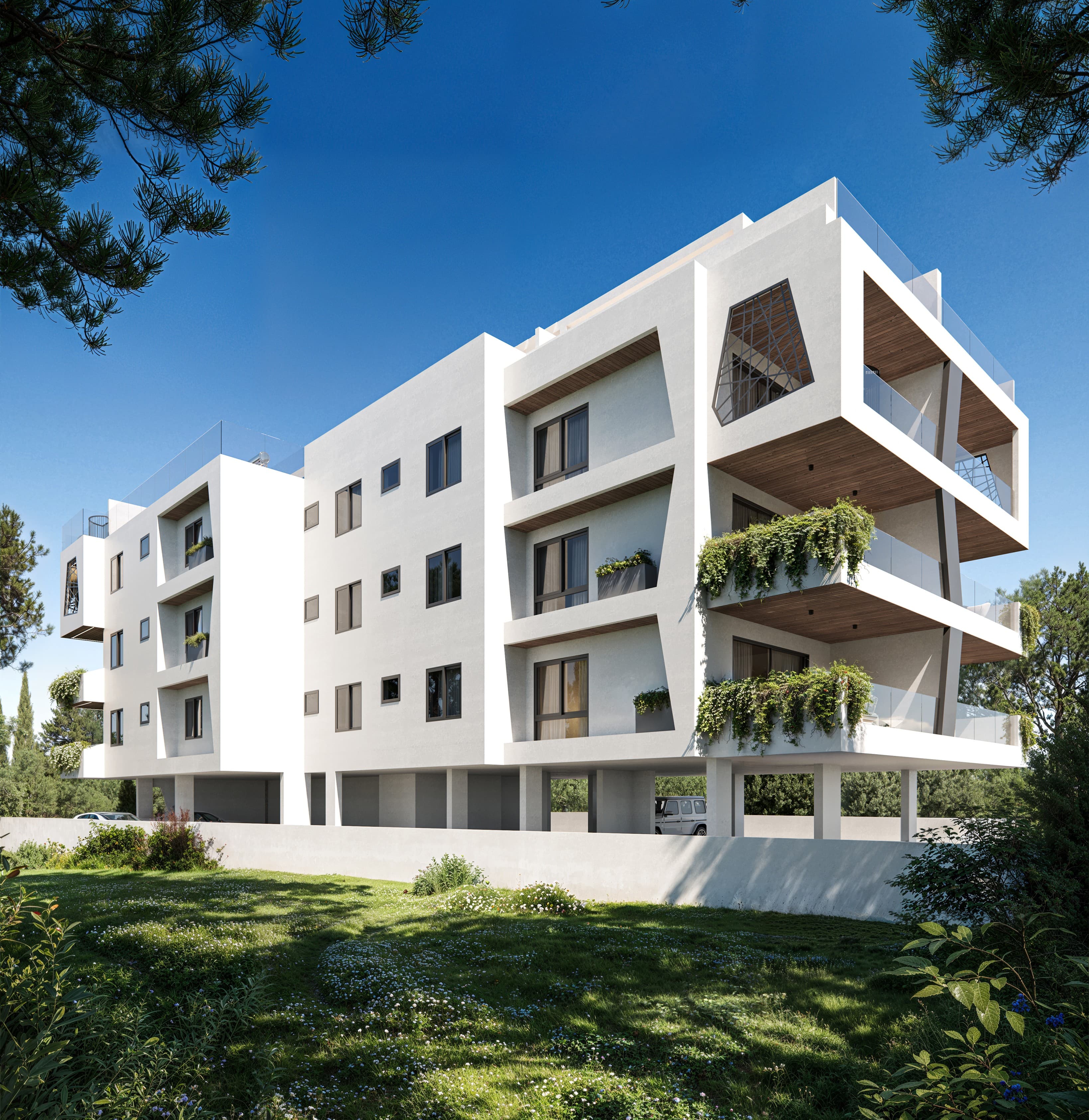 2-bedrooms apartments in Larnaca, Cyprus.