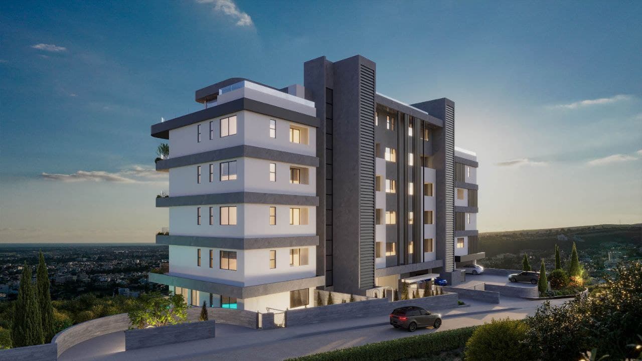 2-bedrooms apartments in Limassol, Cyprus.