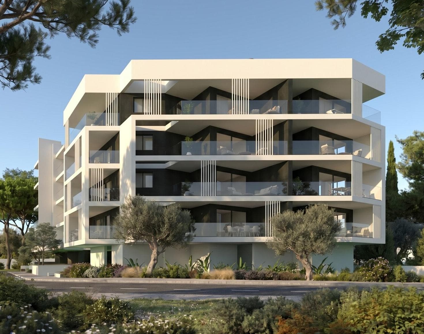 2-bedrooms apartments in Nicosia, Cyprus.