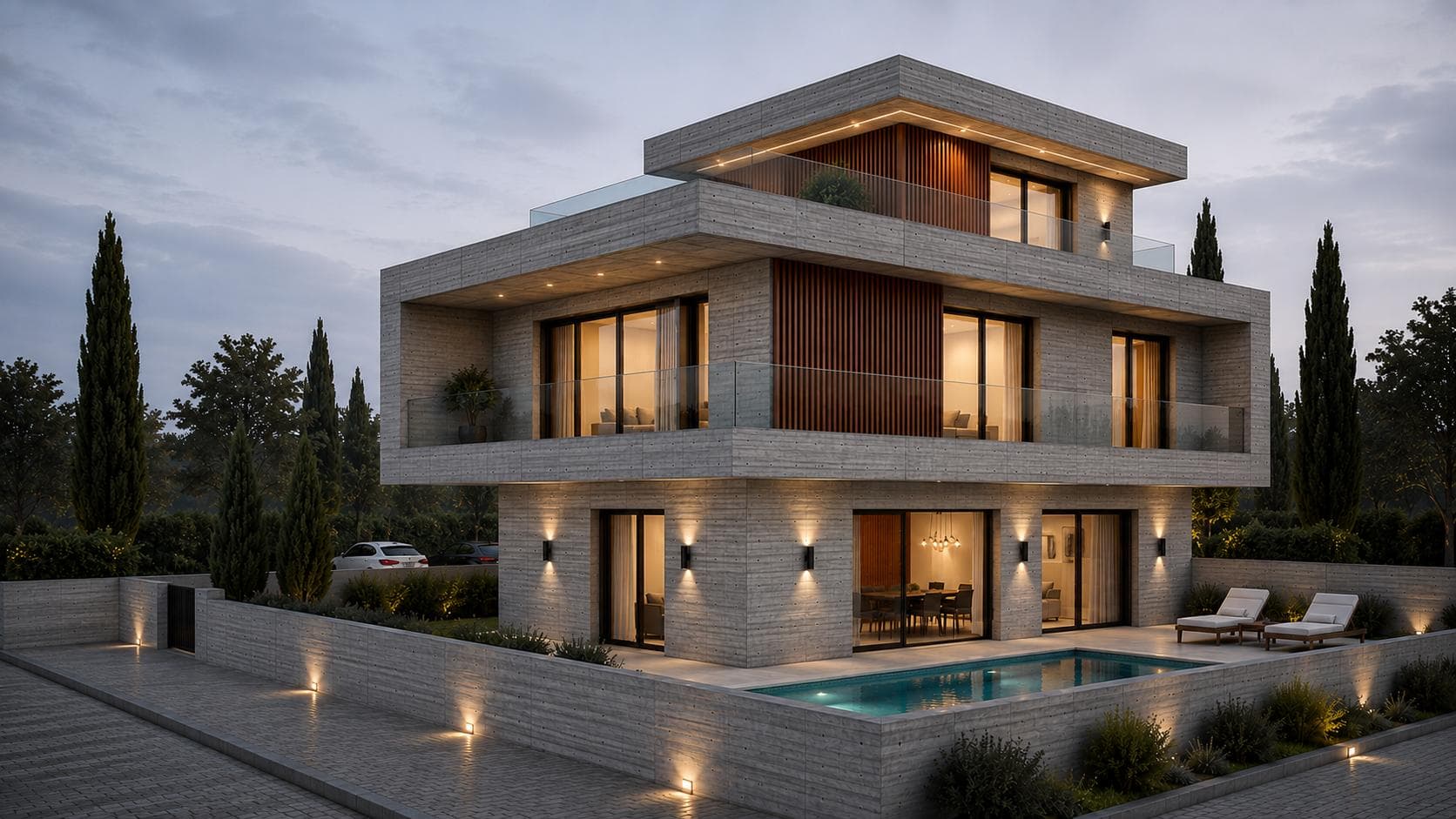 3-bedrooms house in Paphos, Cyprus.