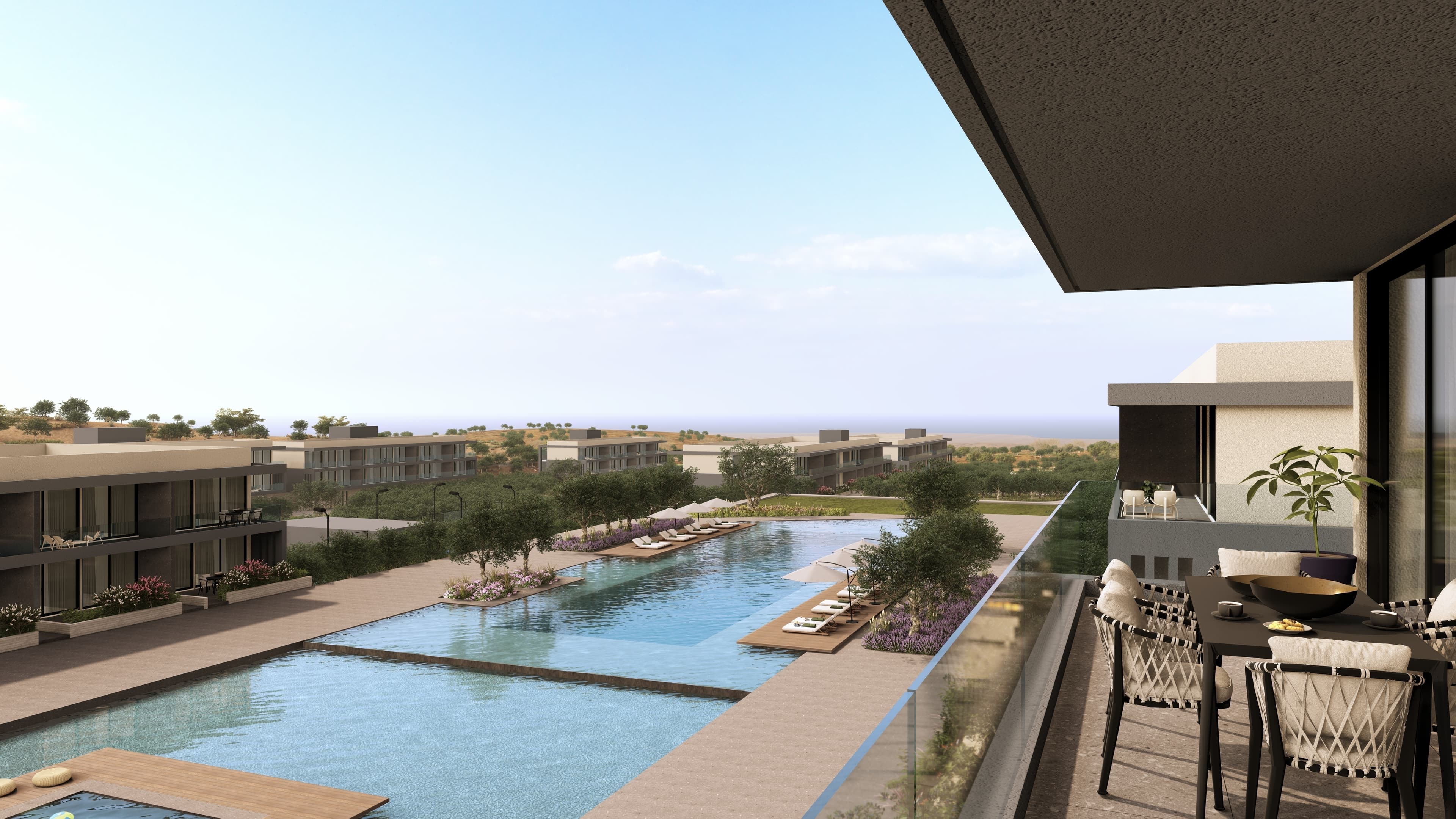 3-bedrooms apartments in Paphos, Cyprus.