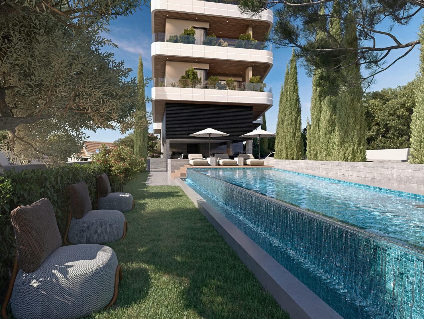 2-bedrooms apartments in Limassol, Cyprus.