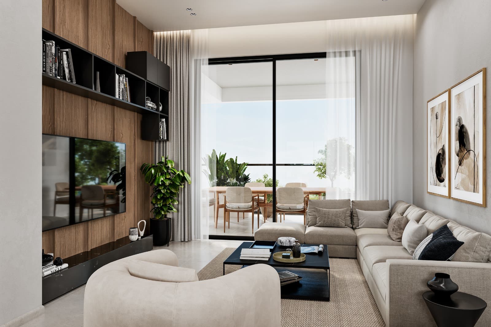 2-bedrooms apartments in Limassol, Cyprus.