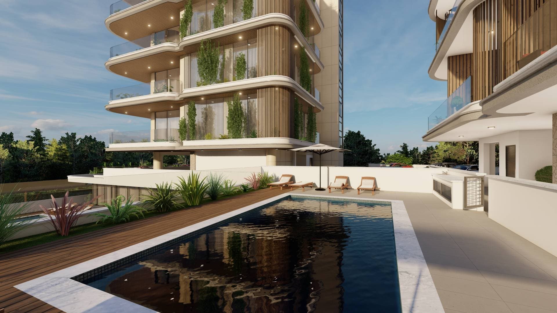 1-bedrooms apartments in Limassol, Cyprus.