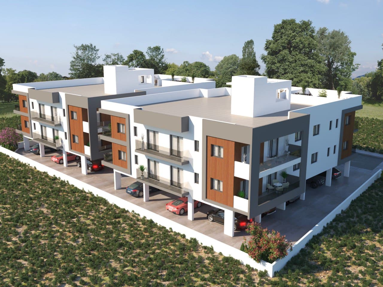 2-bedrooms apartments in Famagusta, Cyprus.