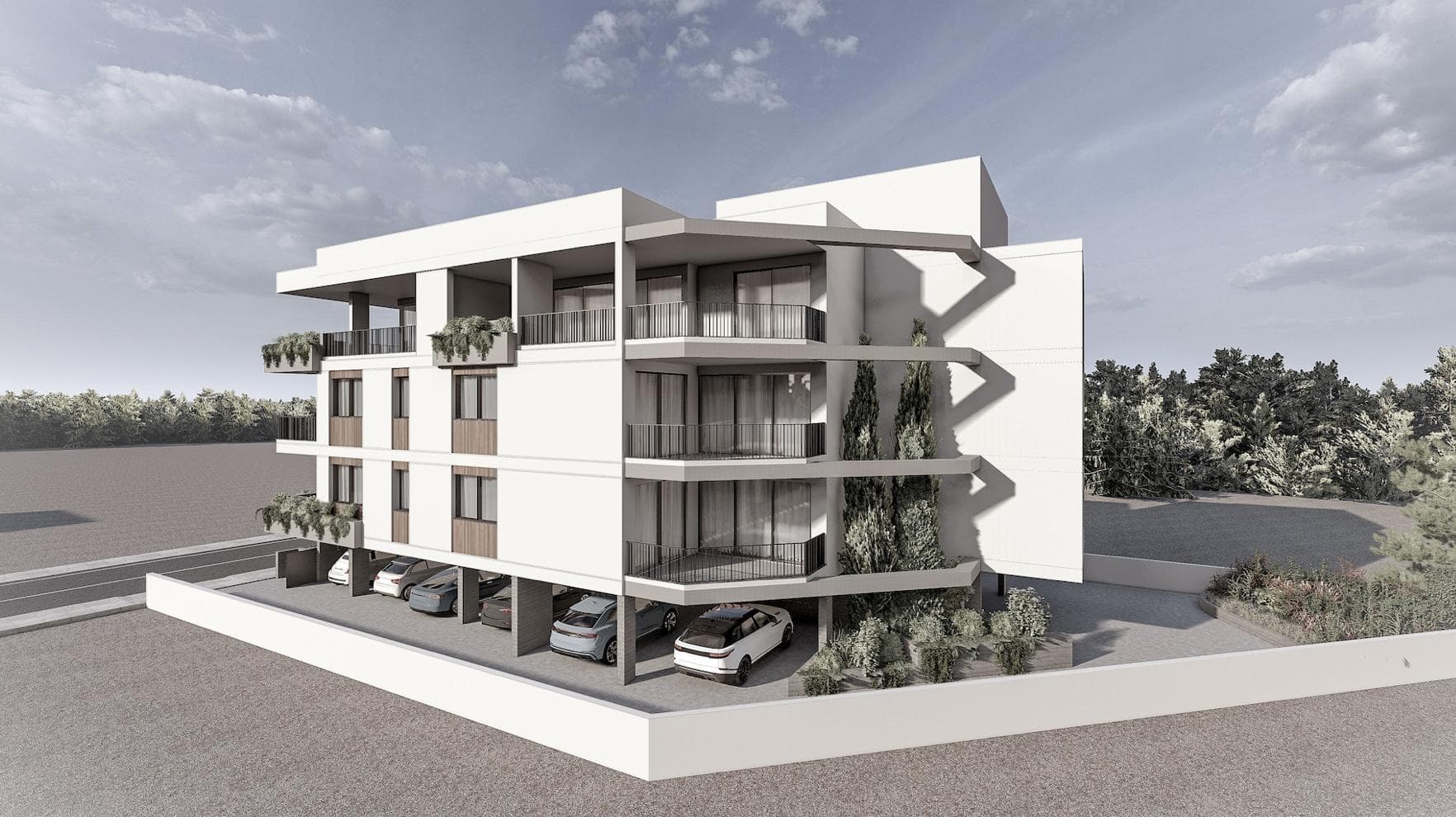 2-bedrooms apartments in Limassol, Cyprus.