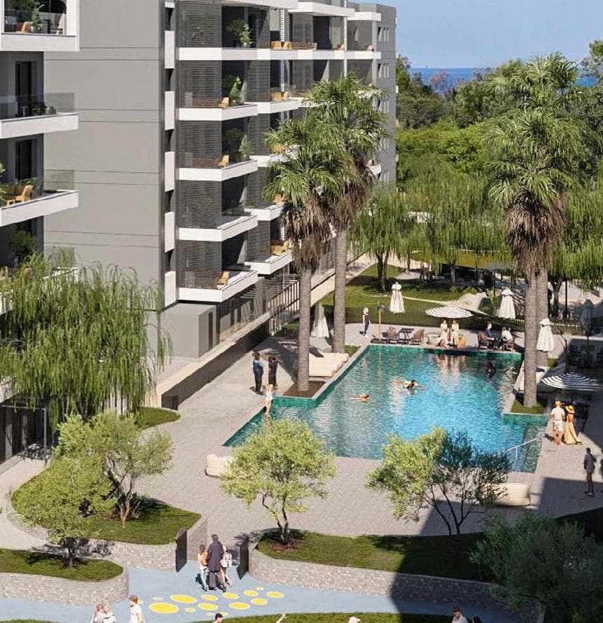 2-bedrooms apartments in Limassol, Cyprus.