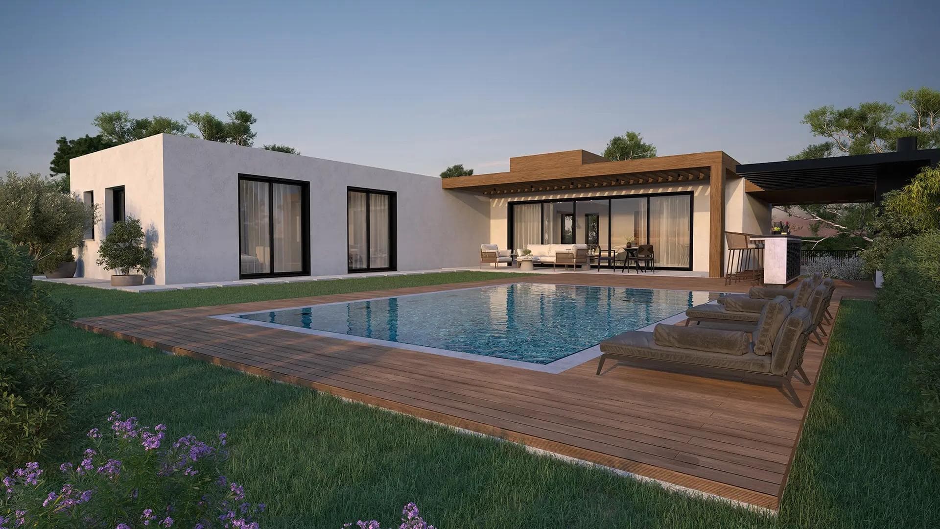 3-bedrooms house in Larnaca, Cyprus.