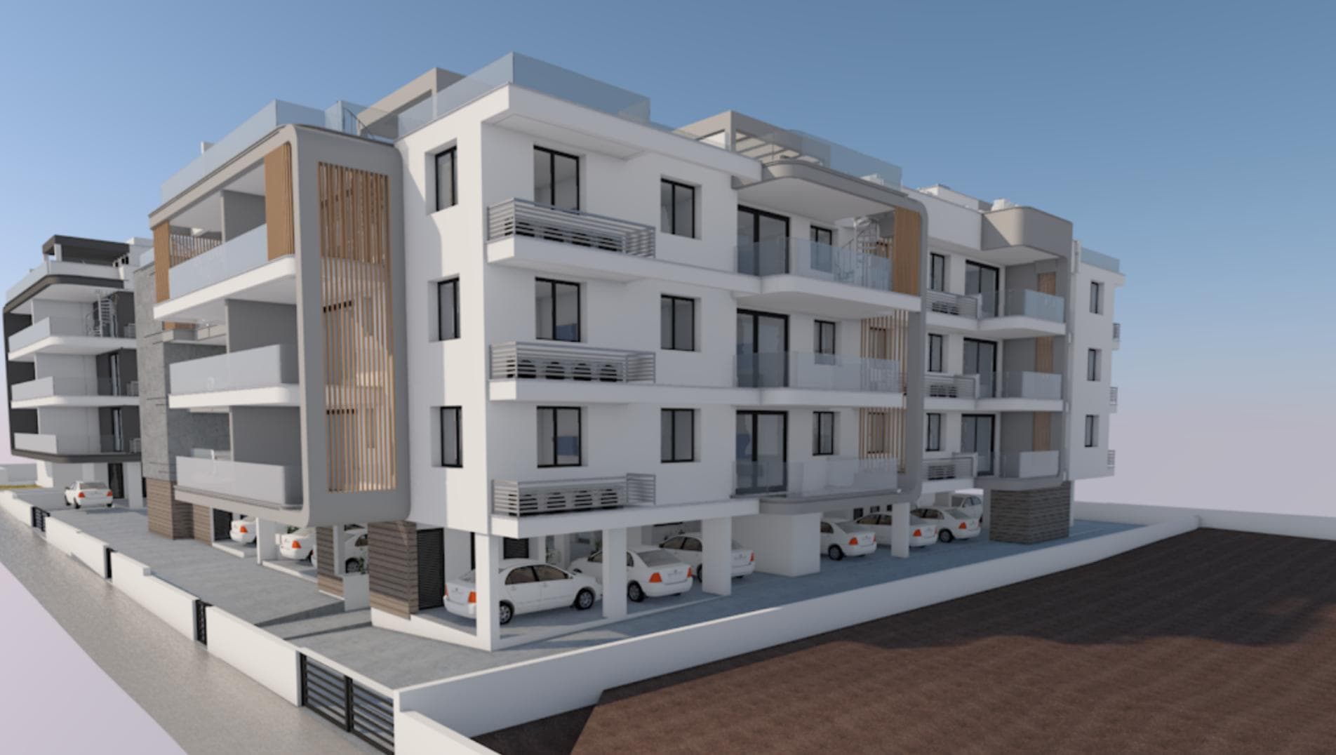 2-bedrooms apartments in Larnaca, Cyprus.