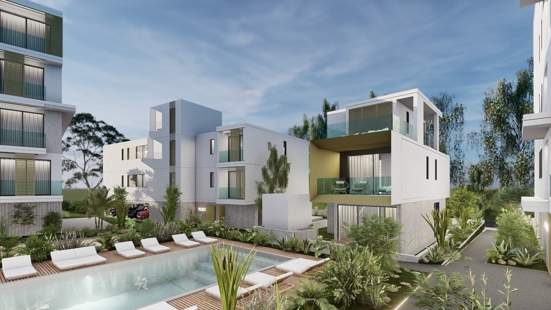 2-bedrooms apartments in Paphos, Cyprus.