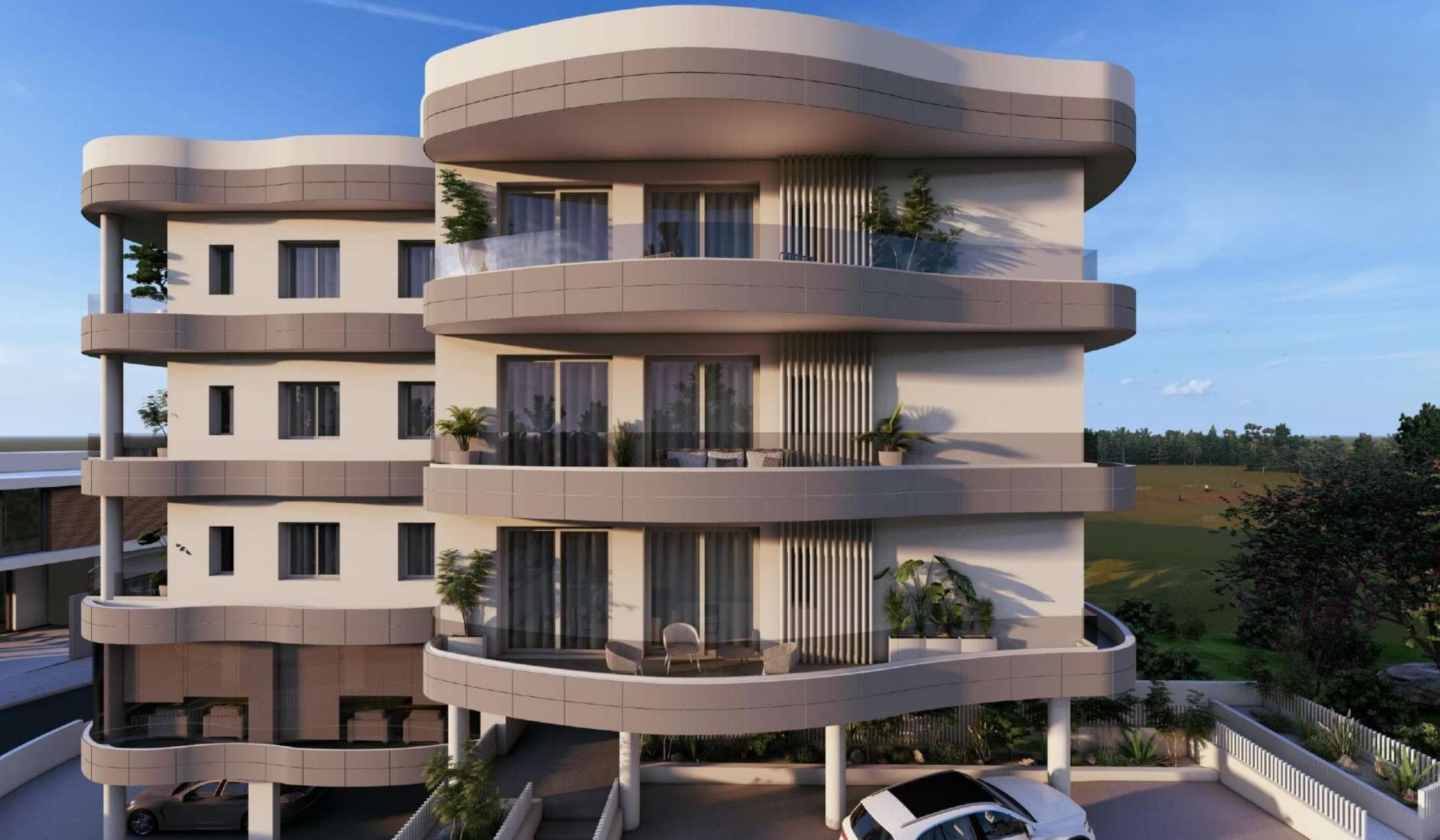 2-bedrooms apartments in Limassol, Cyprus.