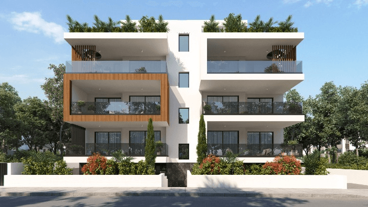 2-bedrooms apartments in Larnaca, Cyprus.