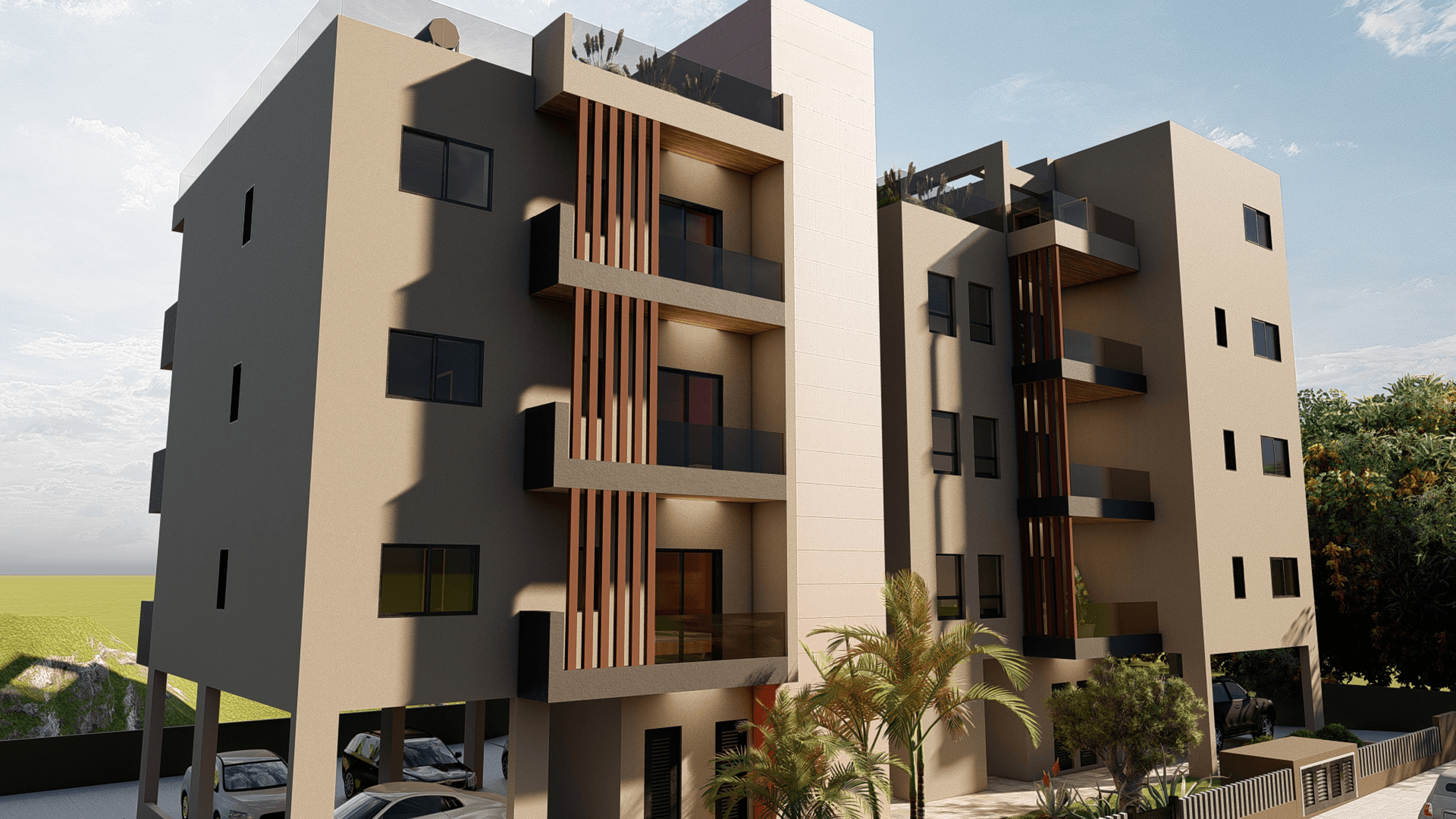 3-bedrooms apartments in Limassol, Cyprus.