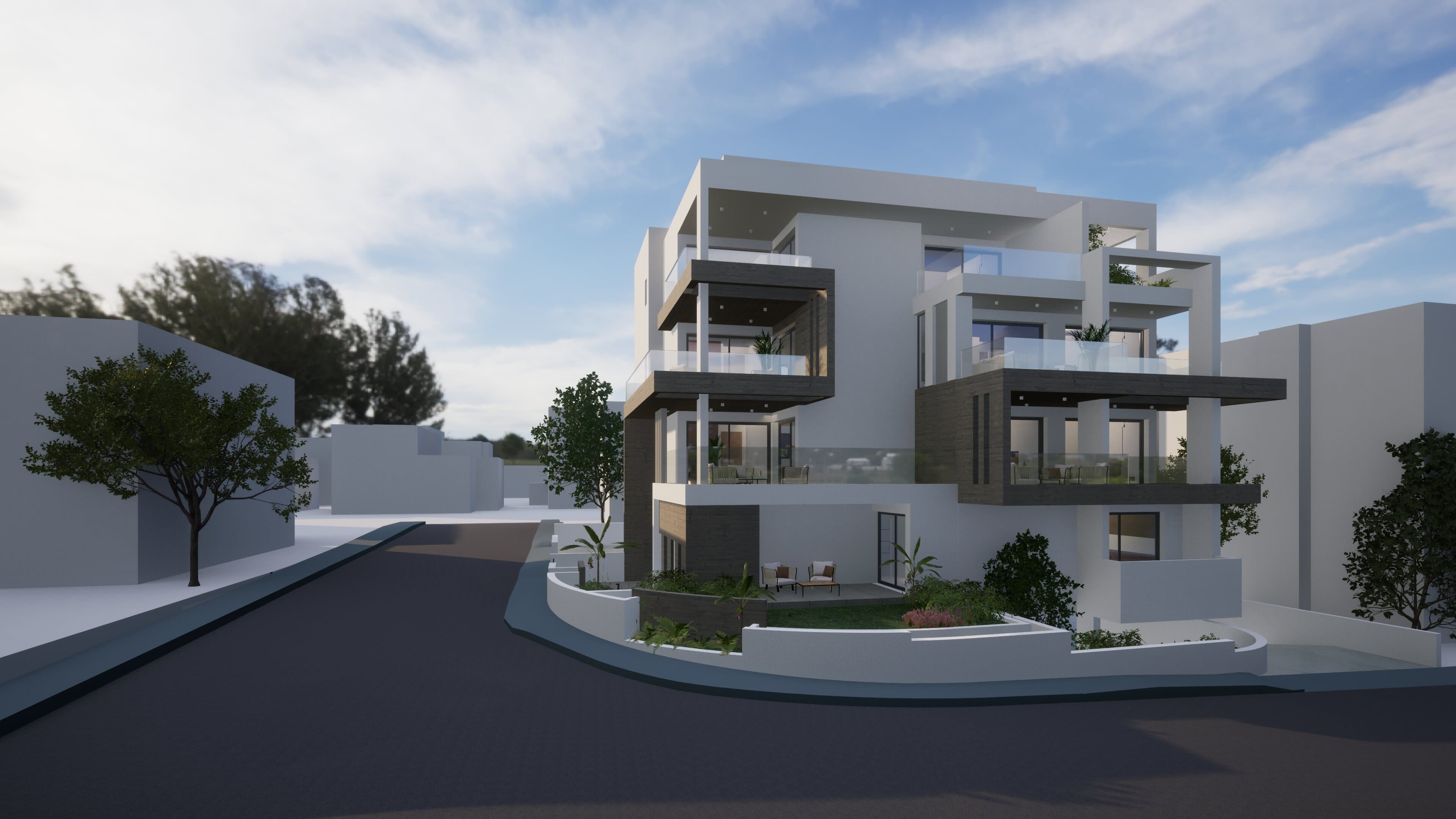 3-bedrooms apartments in Paphos, Cyprus.