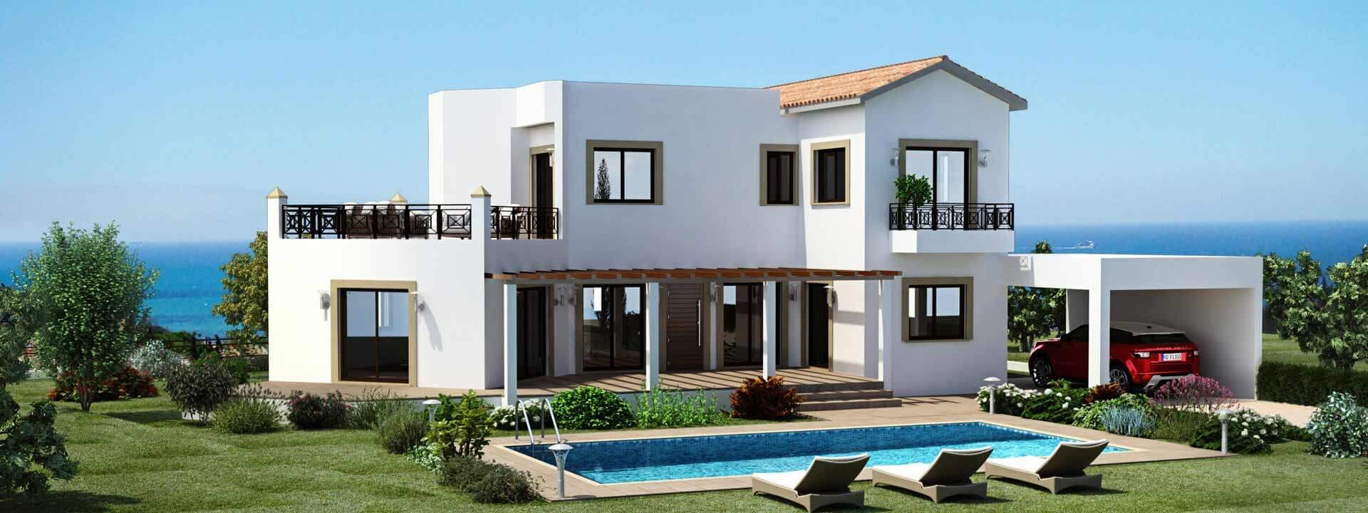 3-bedrooms house in Paphos, Cyprus.