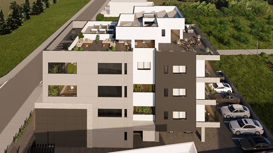 3-bedrooms apartments in Limassol, Cyprus.