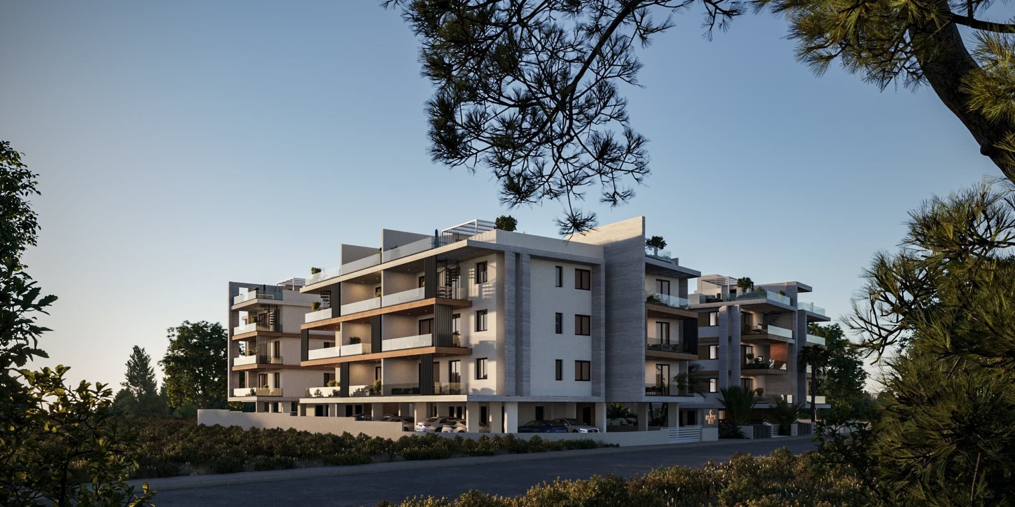 2-bedrooms apartments in Larnaca, Cyprus.