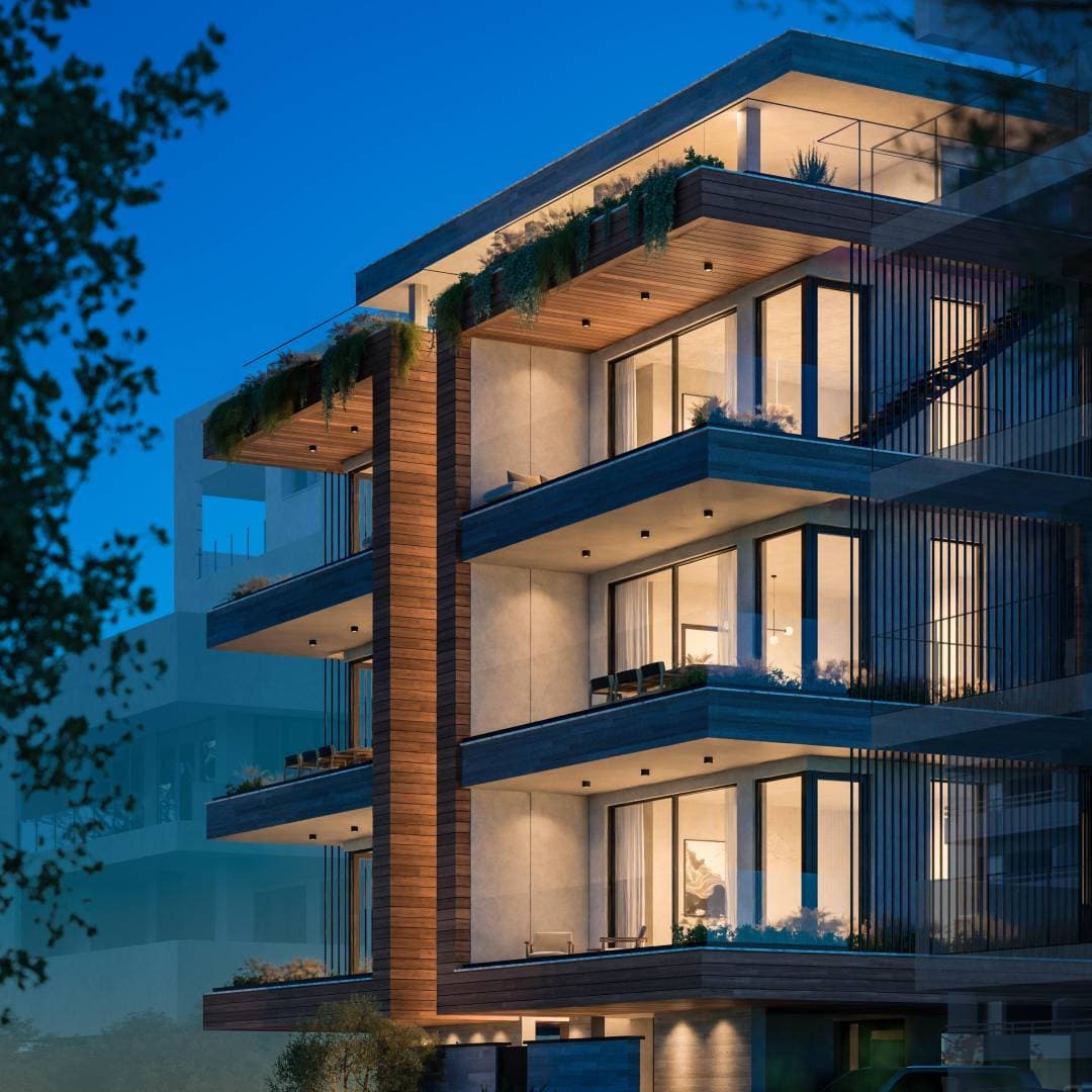 3-bedrooms apartments in Limassol, Cyprus.
