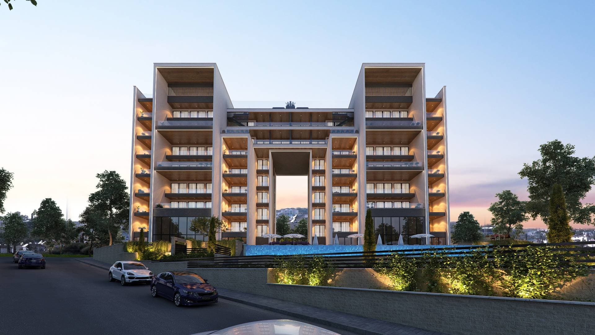 2-bedrooms apartments in Limassol, Cyprus.