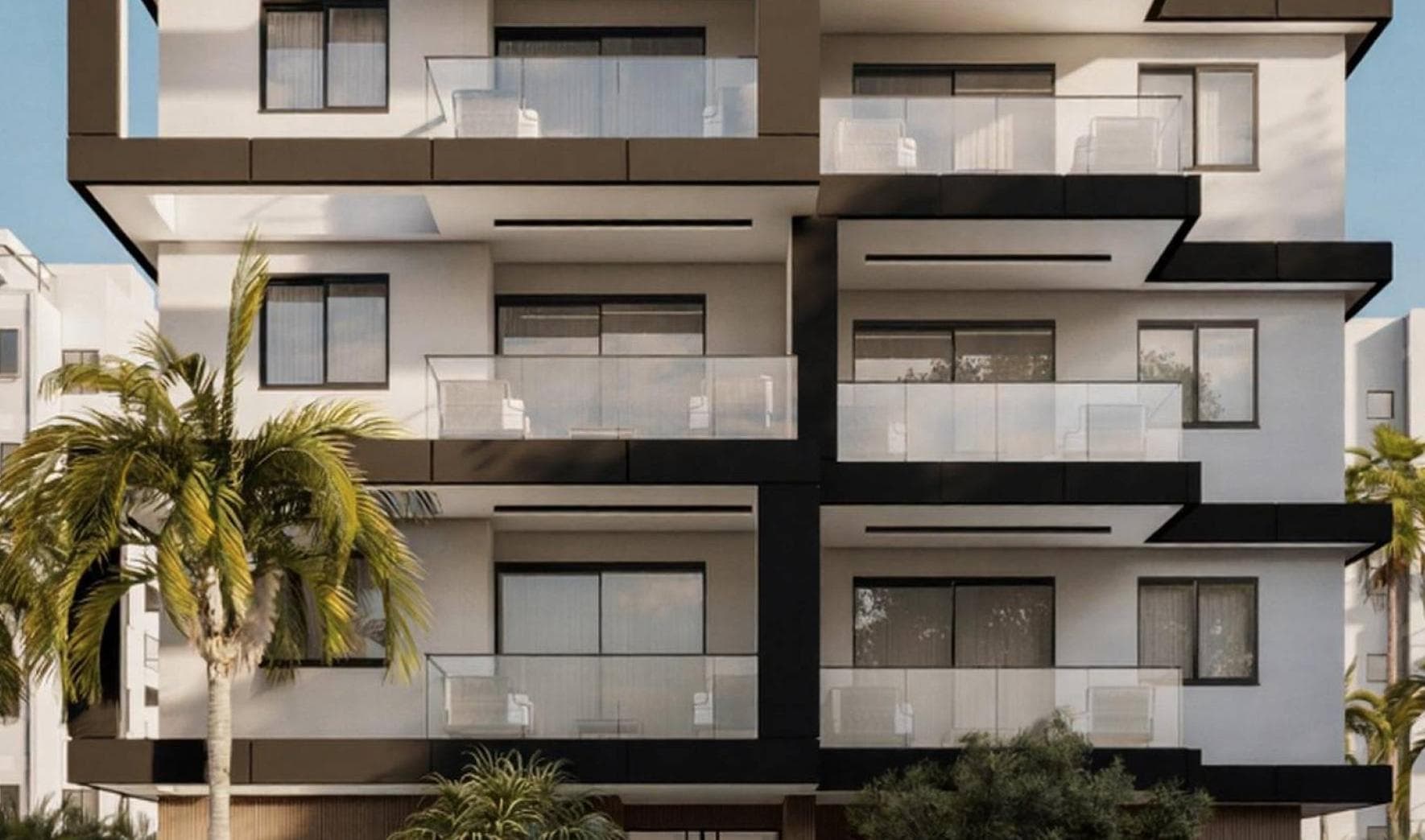 2-bedrooms apartments in Nicosia, Cyprus.