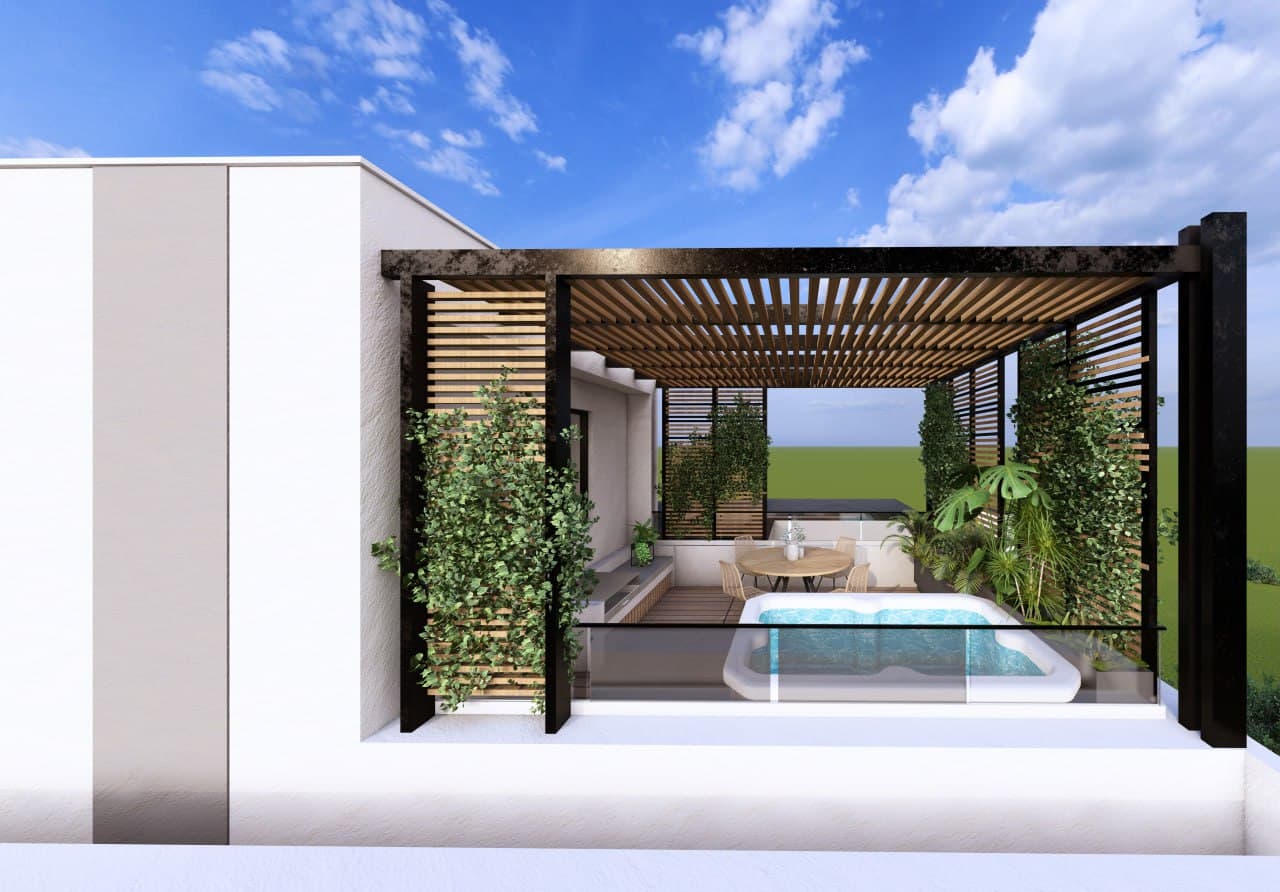 3-bedrooms house in Larnaca, Cyprus.