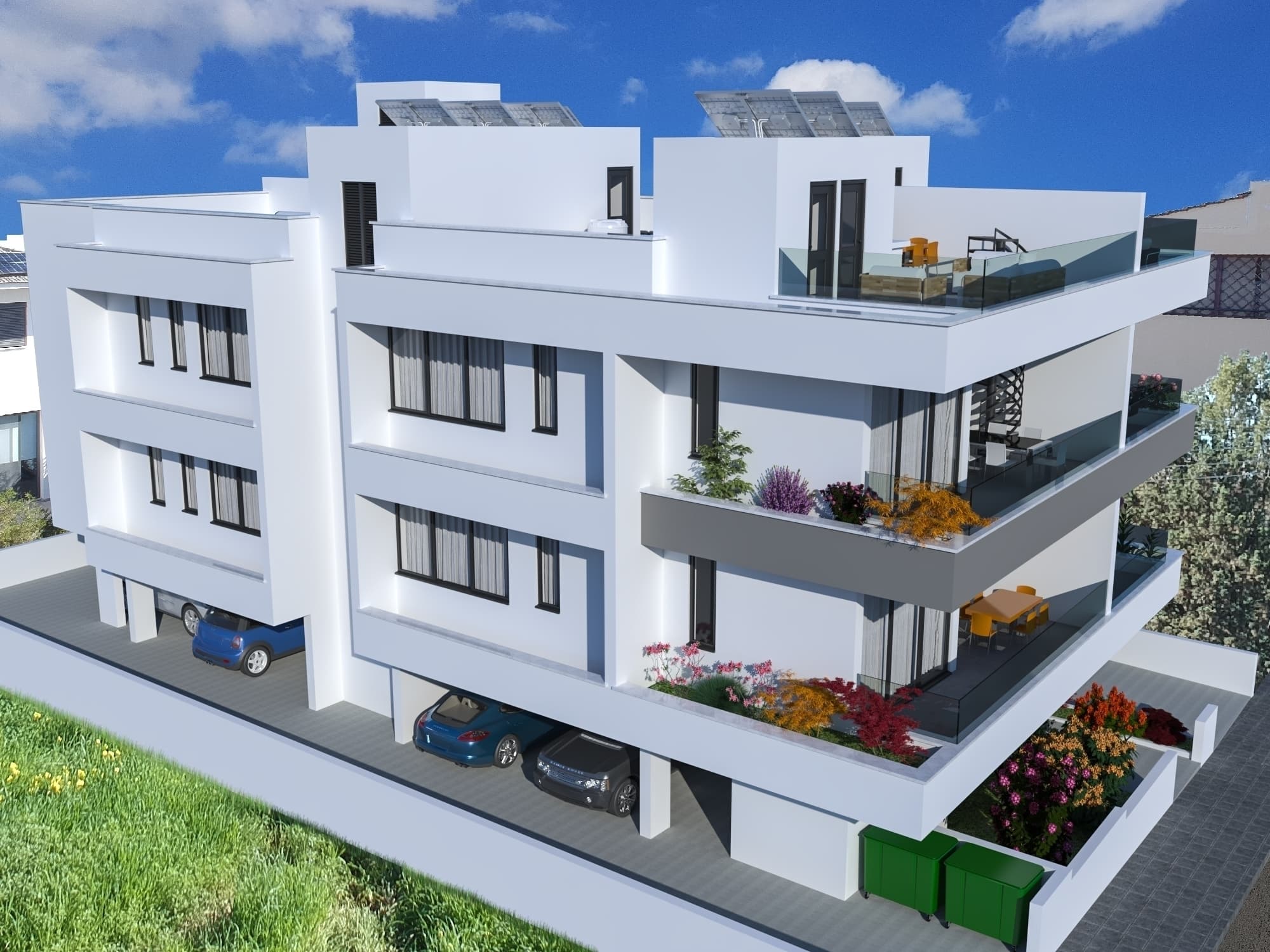 2-bedrooms apartments in Larnaca, Cyprus.