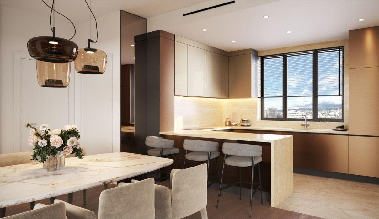 2-bedrooms apartments in Limassol, Cyprus.