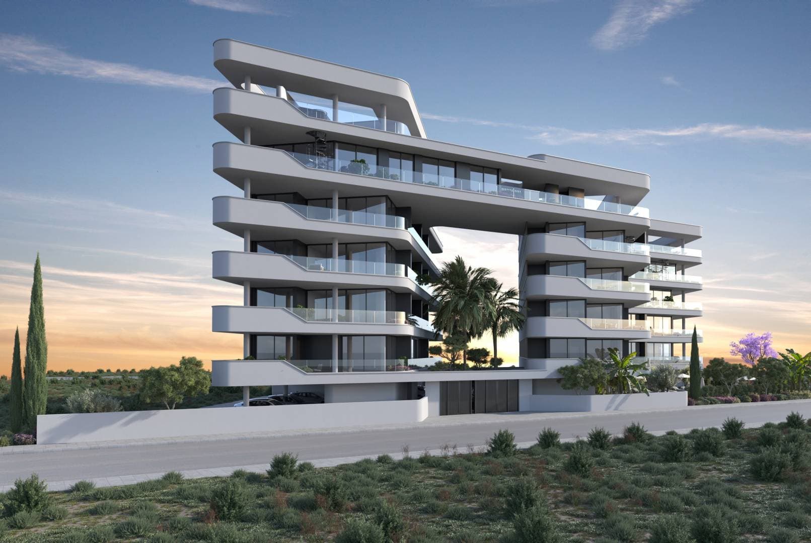 2-bedrooms apartments in Limassol, Cyprus.