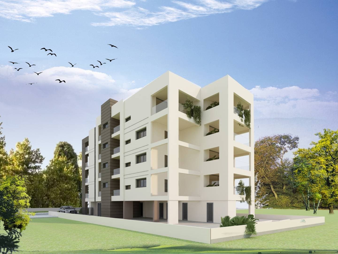 3-bedrooms apartments in Nicosia, Cyprus.
