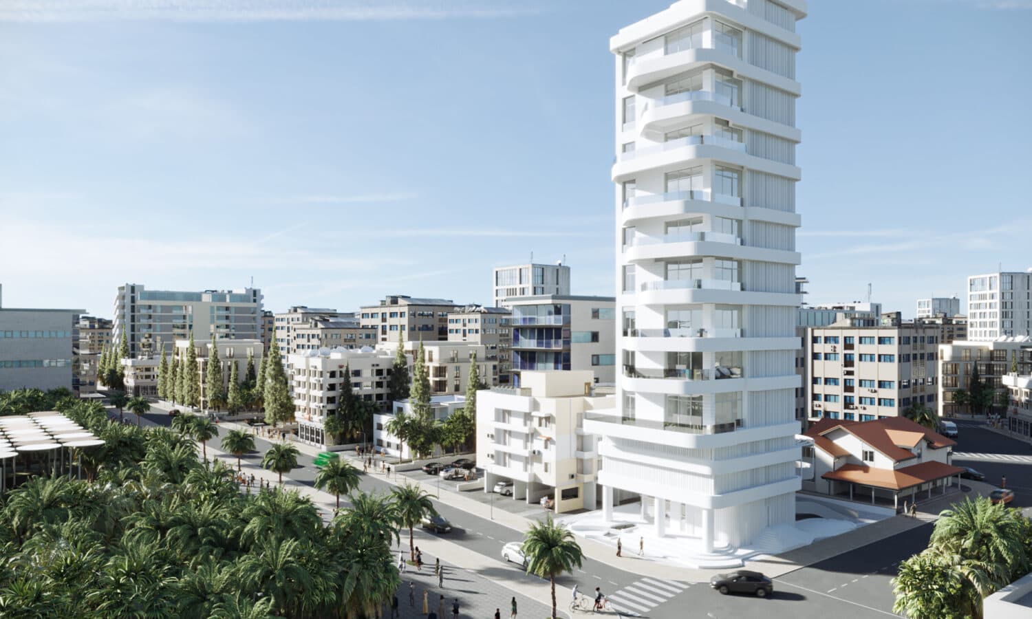 3-bedrooms apartments in Larnaca, Cyprus.