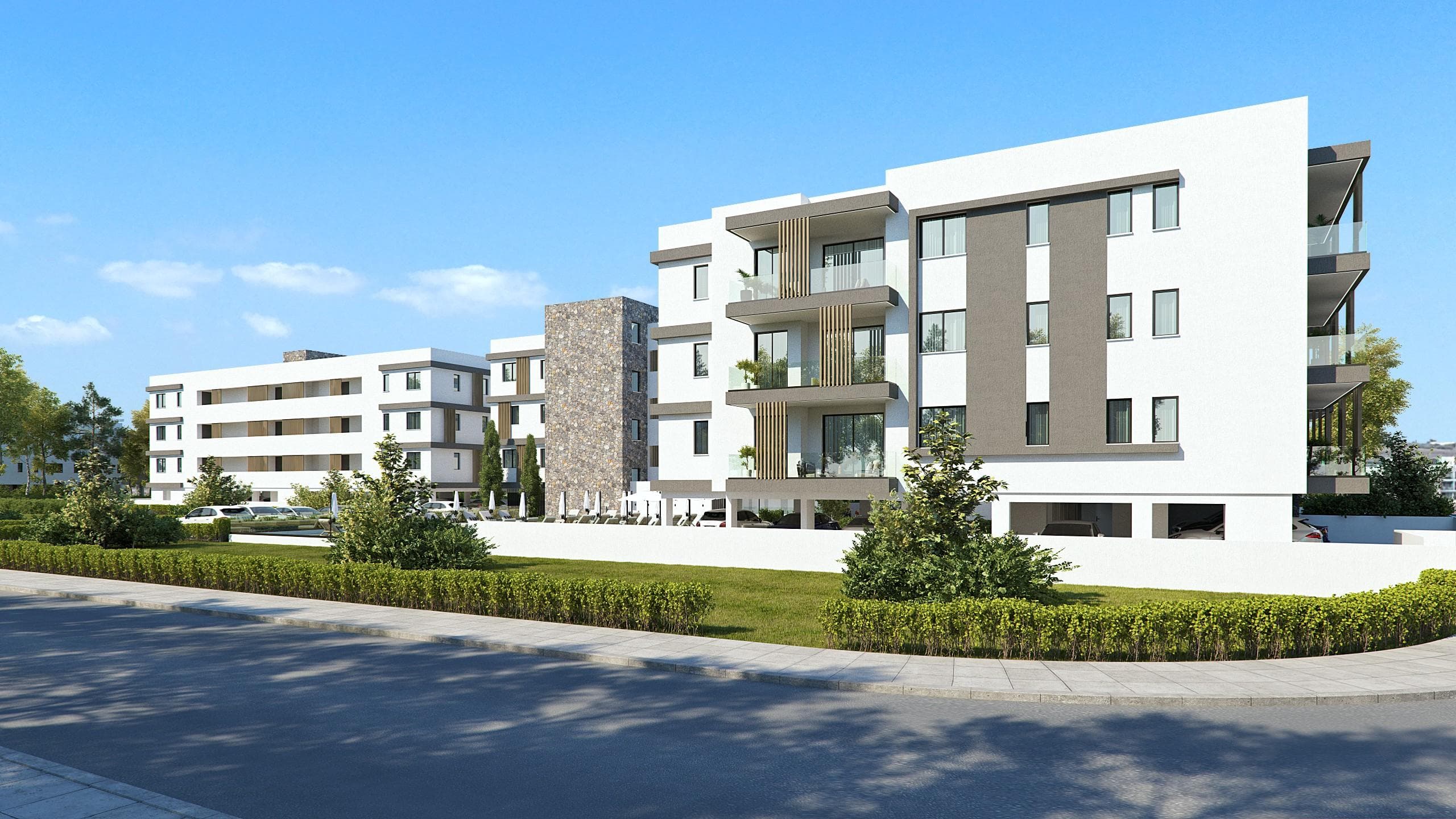 2-bedrooms apartments in Famagusta, Cyprus.