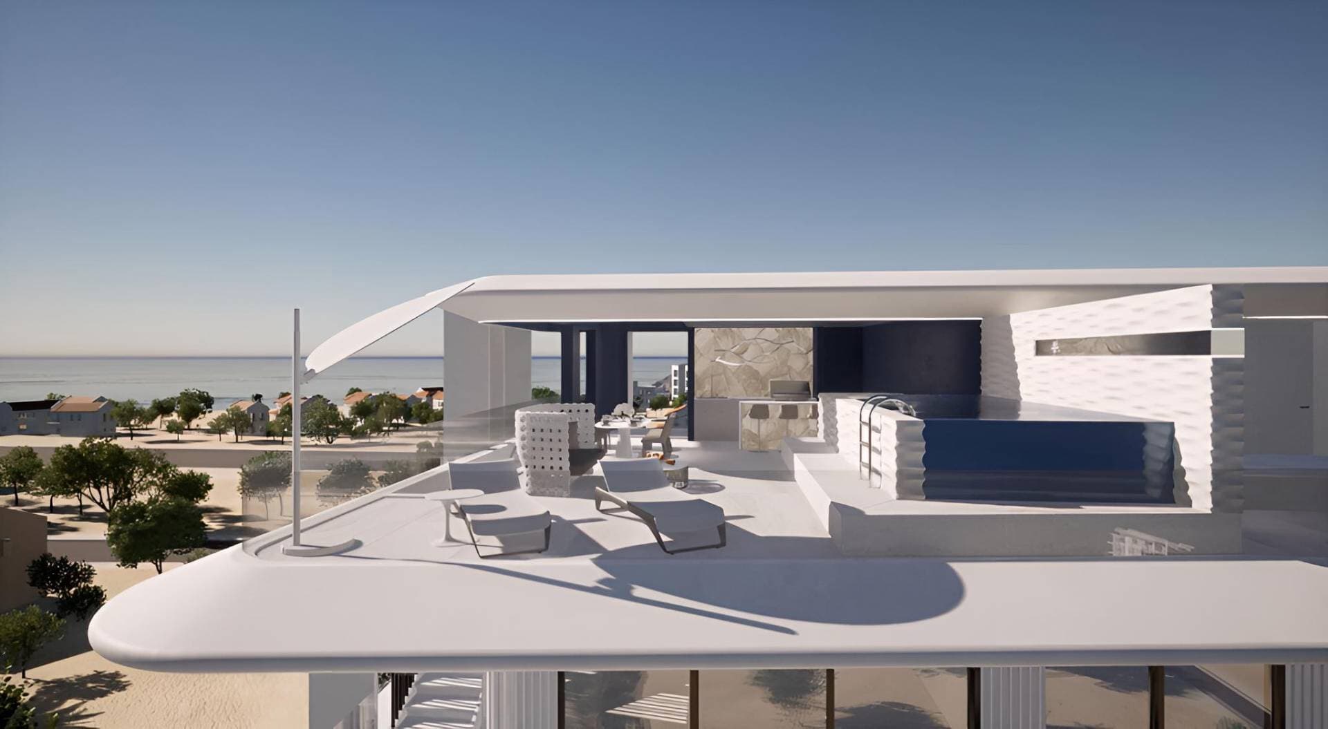 2-bedrooms apartments in Limassol, Cyprus.