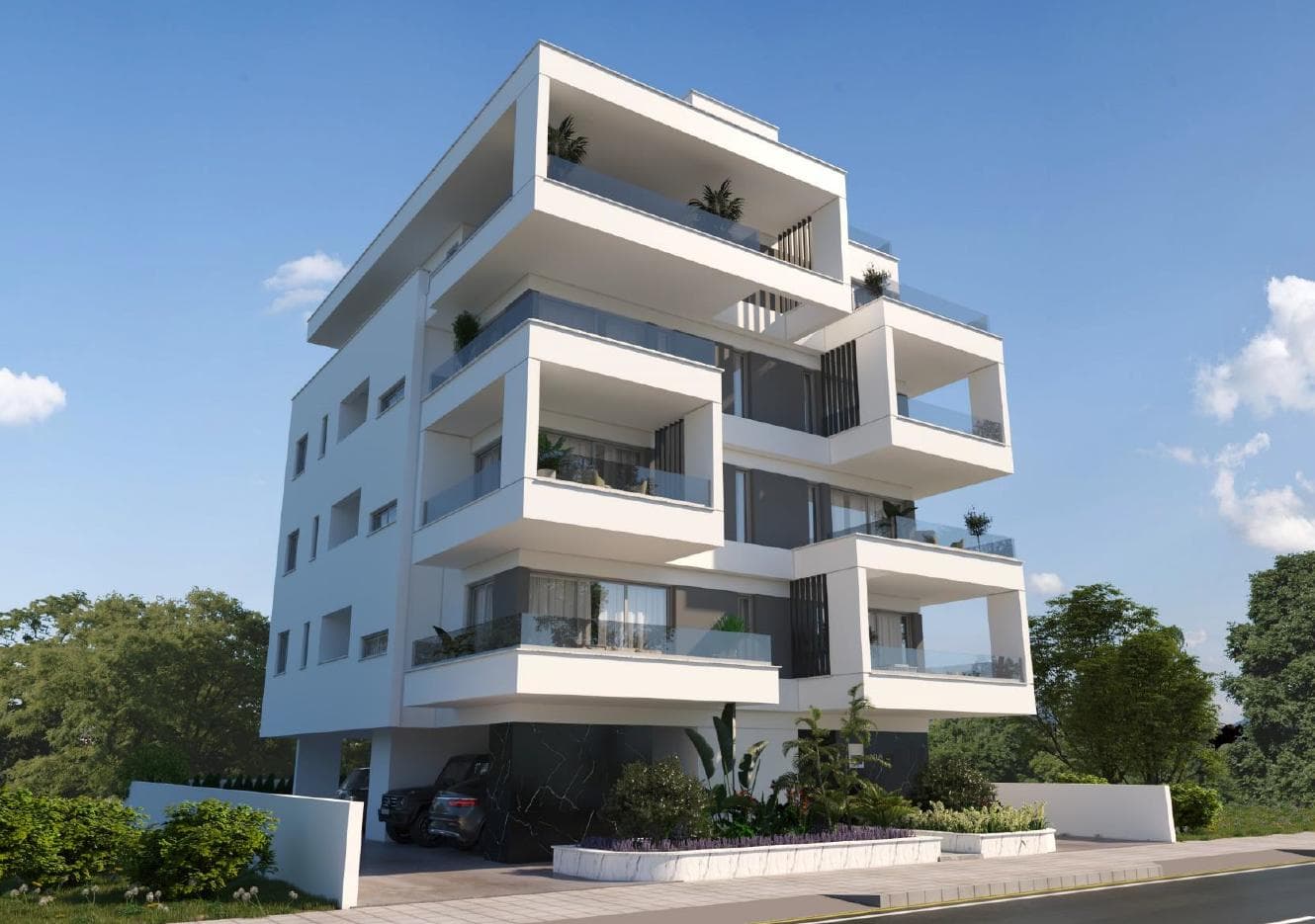 2-bedrooms apartments in Larnaca, Cyprus.