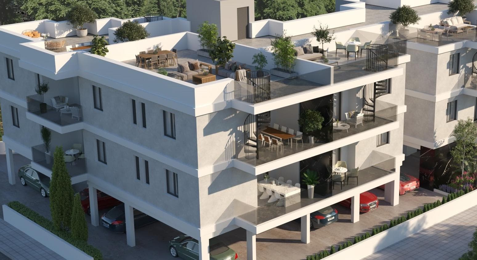 2-bedrooms apartments in Famagusta, Cyprus.